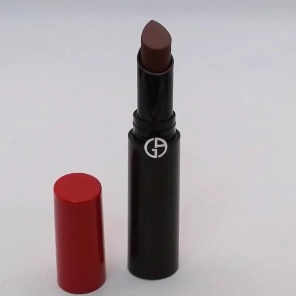 ARMANI beauty Lip Power Long-Lasting Satin Lipstick in 204 Brown Neutral‎ , BNIB